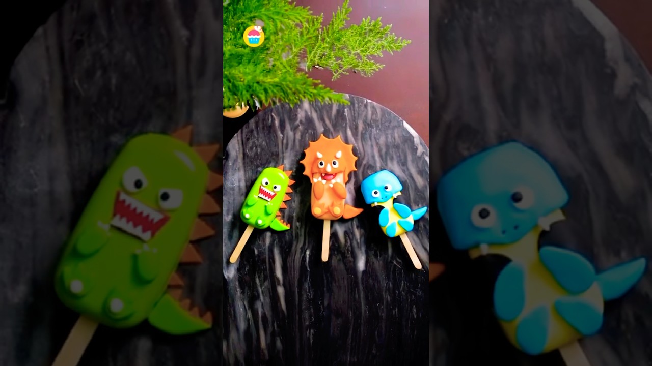 Roarsome Dino Cake Pops 🦖 
