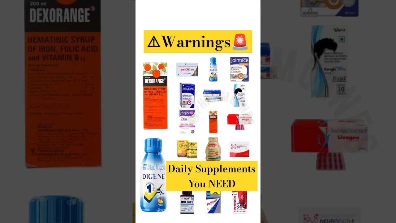 Daily Supplements You NEED in India