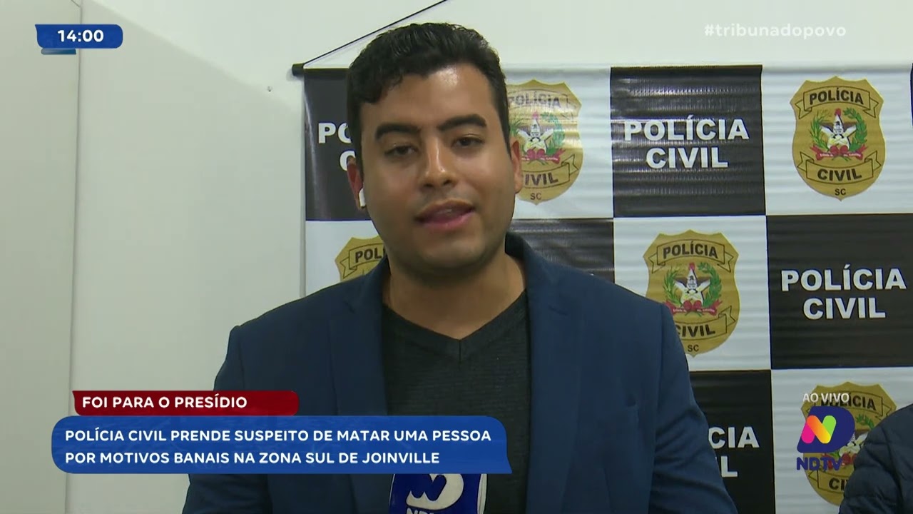 Prisão por homicídio na Zona Sul de Joinville