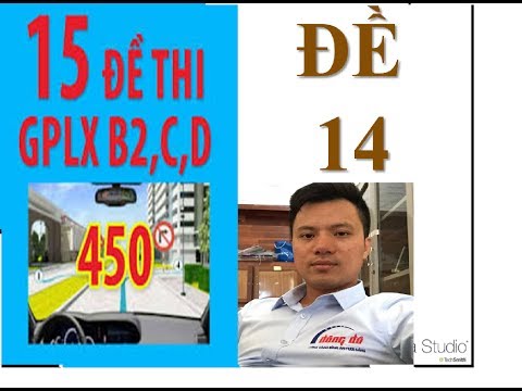 Video MẸO HỌC LÝ THUYẾT Ô TÔ B2,C - ĐỀ SỐ 14 - YouTube