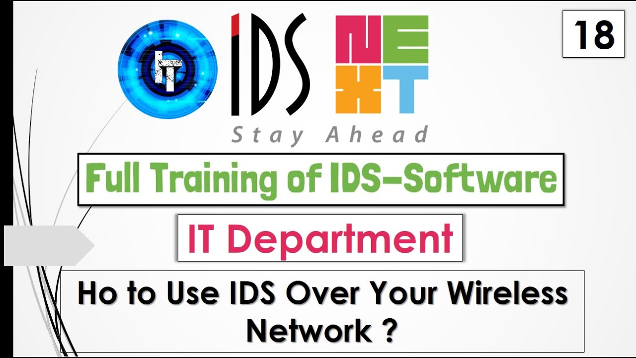 IDS Training | Full Training of IT Department | Using IDS Software Over ...