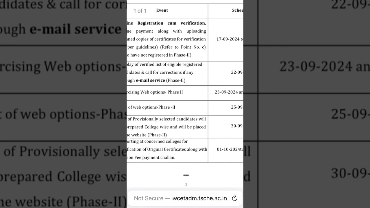 Ts lawcet phase 2 dates 