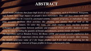 Cyberguard: Fake Profile Detection using Machine Learning screenshot 1