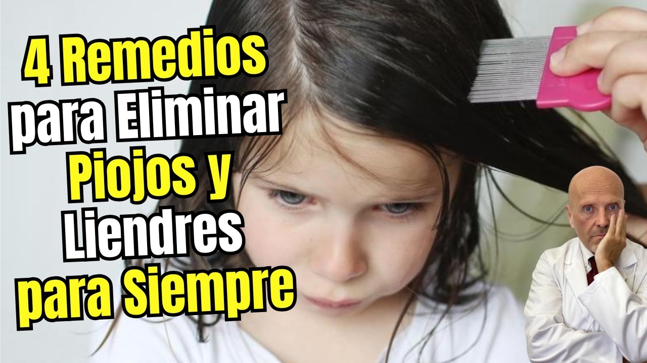 ⚠️🪳4 REMEDIOS CASEROS PARA ELIMINAR PIOJOS Y LIENDRES DEFINITIVAMENTE⚠️🪳
