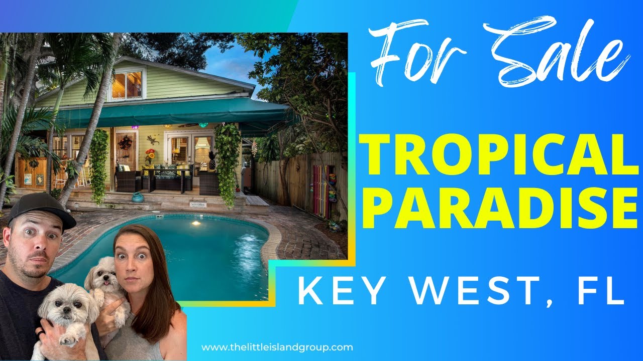 HOME FOR SALE - Absolutely Stunning TROPICAL PARADISE in KEY WEST, FL Sold