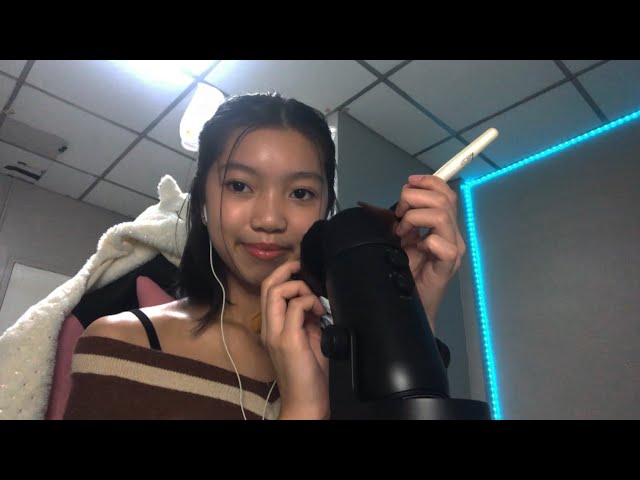 ASMR|Mic Brushing🤍 ~asmr elle ~