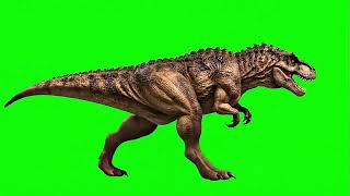 Green Screen T-Rex Juric World Animation - Dinosaur Green Screen
