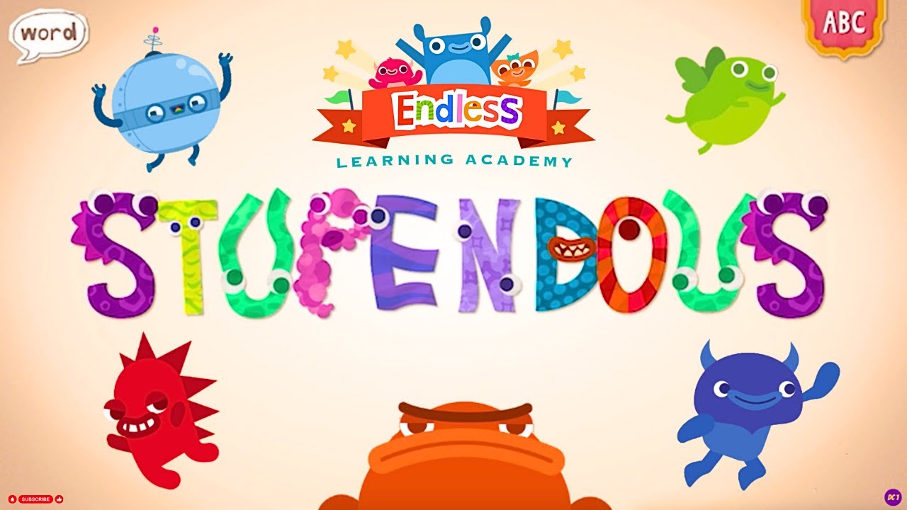 📖 Discover "STUPENDOUS" with Endless Alphabet | Fun Learning for Toddlers | 🎨 Educational Joyride