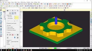 MasterCam X5 || Basic Milling Example || Radial Mill