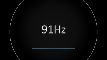 91Hz BASS Frequency BURP (Test Tone)