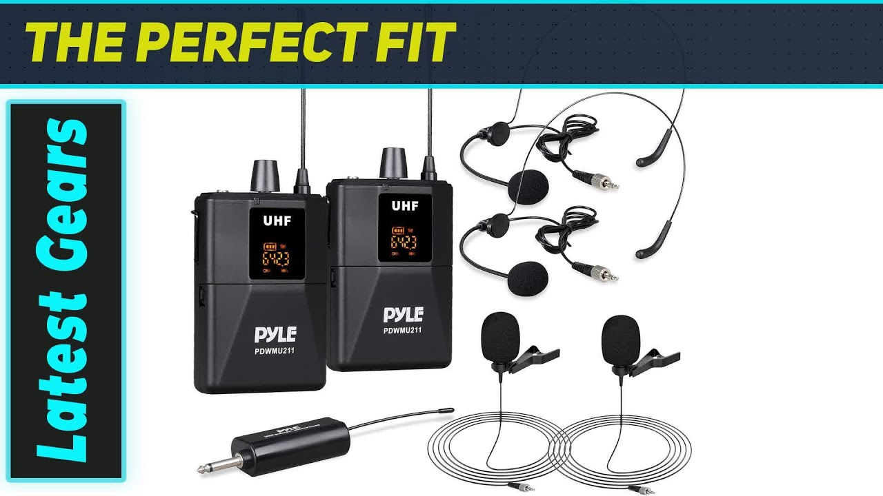 Pyle PDWMU211: Best Dual UHF Wireless Mic for Karaoke & Conferences