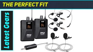 Pyle Pdwmu211 Best Dual Uhf Wireless Mic For Karaoke & Conferences