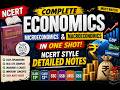 Economics One Shot 2026 🔥 | Complete NCERT Micro + Macro Economics Class 11 & 12 | SSC, UPSC, SSB