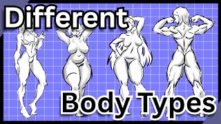 How to Draw Different Body Types (Women)