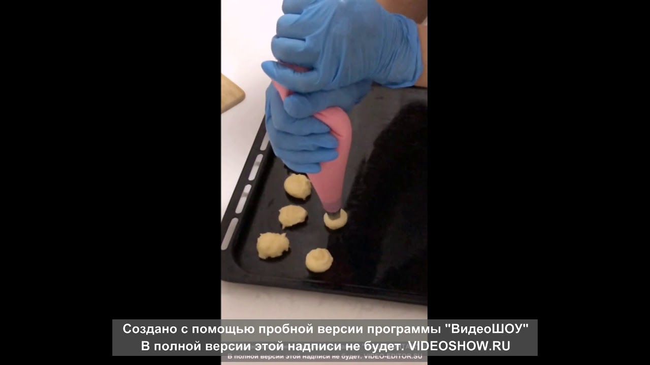 Технология приготовления печенья с сыром из заварного теста. - YouTube