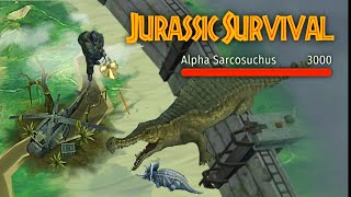 Jurassic Survival | Let's Hunt The 3000 HP Alpha Sarcosuchus! 🐊 screenshot 5