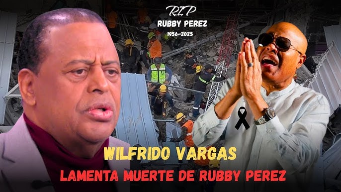 WILFRIDO VARGAS destrozado por la Muerte de RUBBY PEREZ tras el Colapso del  techo del JET SET - YouTube