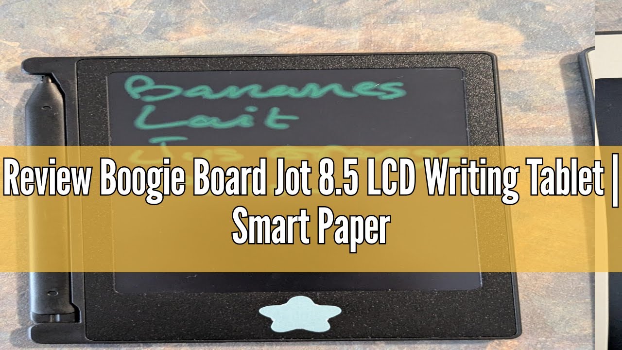 Review Boogie Board Jot 8.5 LCD Writing Tablet | Smart Paper for Drawing & Note Taking | Includes Bl