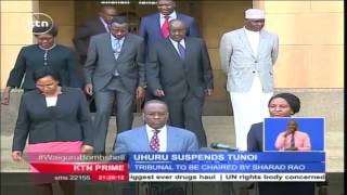 President Kenyatta bows to pressure, appoints tribunal to investigate Judge Tunoi