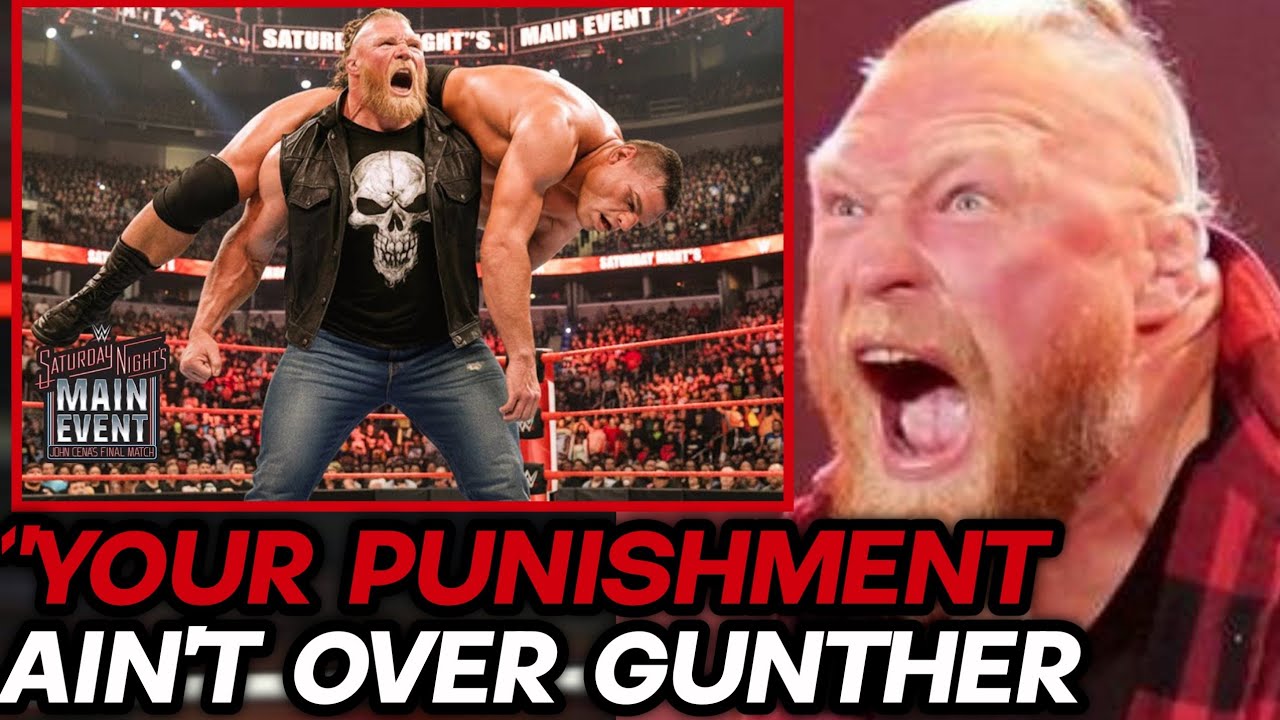 BROCK LESNAR CRASHES RAW AND F5s GUNTHER AFTER BEATING JOHN CENA IN HIS FINAL WWE MATCH LIVE NETFLIX