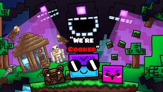 3 GD Pros Vs. Minecraft's HARDEST Boss!
