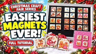 Craft Fair Series The Easiest DIY Magnets EVER! 🧲  Full Tutorial  - Endless possibilities! 