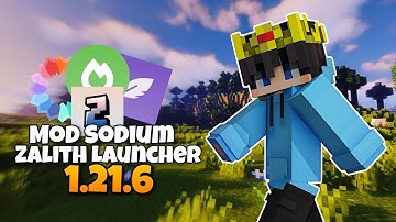 Best FPS Boost Mods For Minecraft 1.21.6 Pojav/Zalith Launcher (Real Sodium)!!