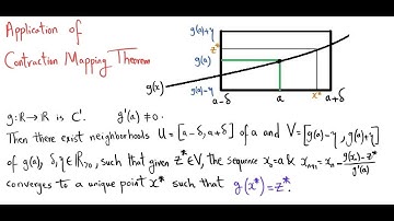 Contraction Mapping Theorem - Application to Equation Solving
