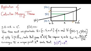 Contraction Mapping Theorem - Application to Equation Solving