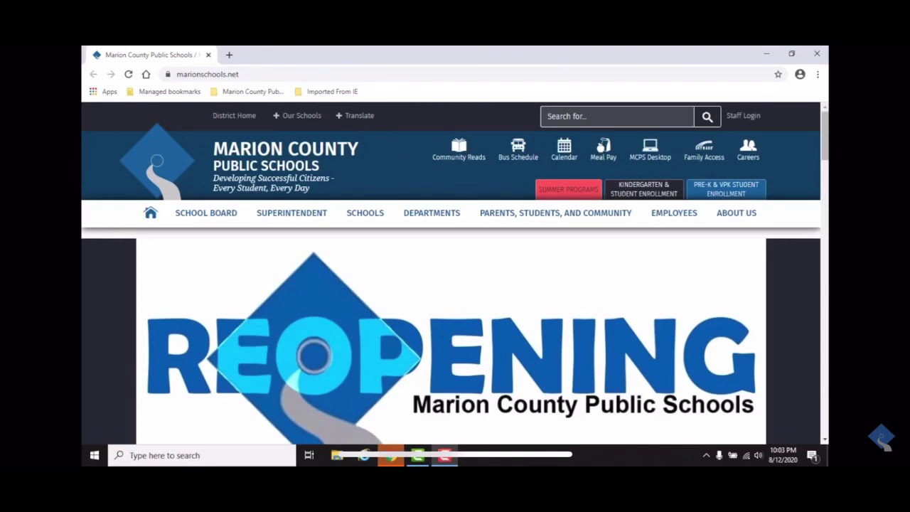 Marion County Schools Desktop Portal 12 21