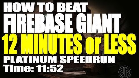 Mass Effect 3 Multiplayer (RECORD 11:52) Platinum Firebase Giant Speedrun Guide