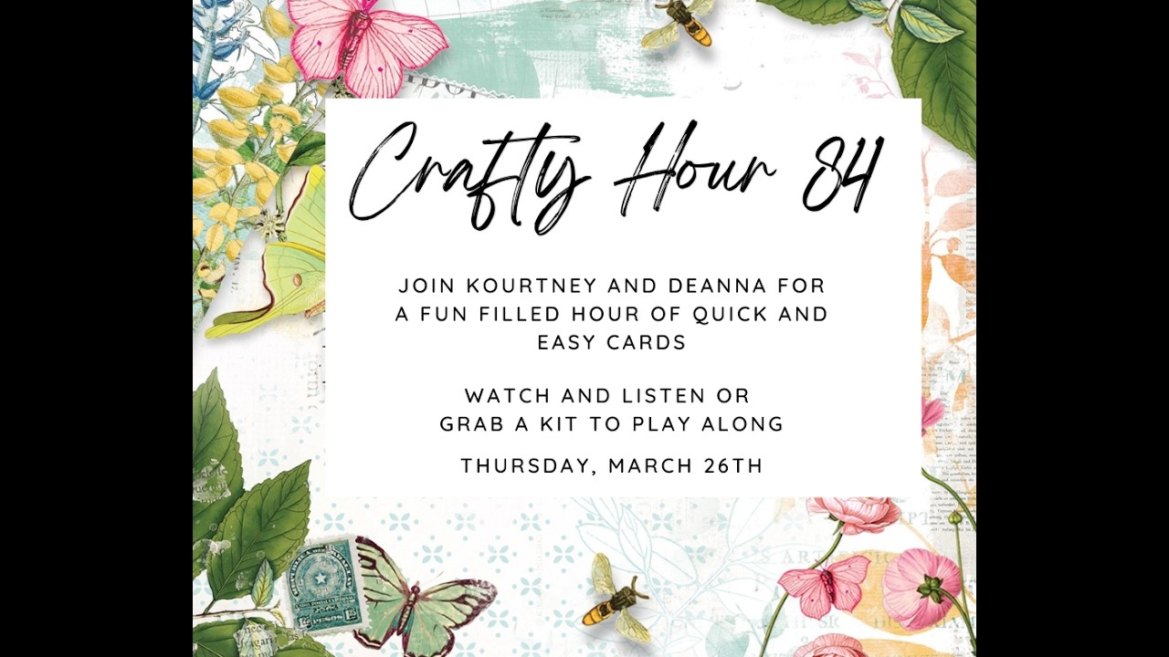 Crafty Hour 82 Part 2 Decorating Mini Album/Junk Journal with Kourtney at Scrapbook-N-Memories.