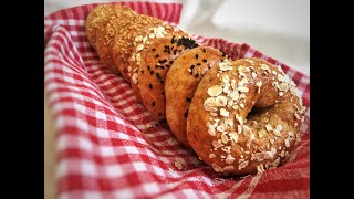 İki̇ Mazlemeli̇ Bagel / Çocuklar İçi̇n Sabah Atiştirmaliği
