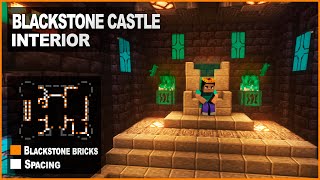 Minecraft: How to decorate a Blackstone Castle | Tutorial