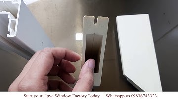 Successful Welding Solid Upvc Profiles | Upvc Window Making Machine | SAICON
