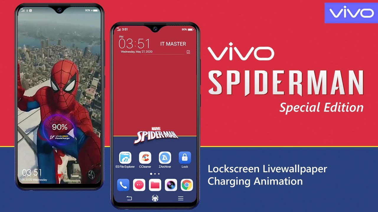 VIVO Spiderman Edition Theme By IT Master