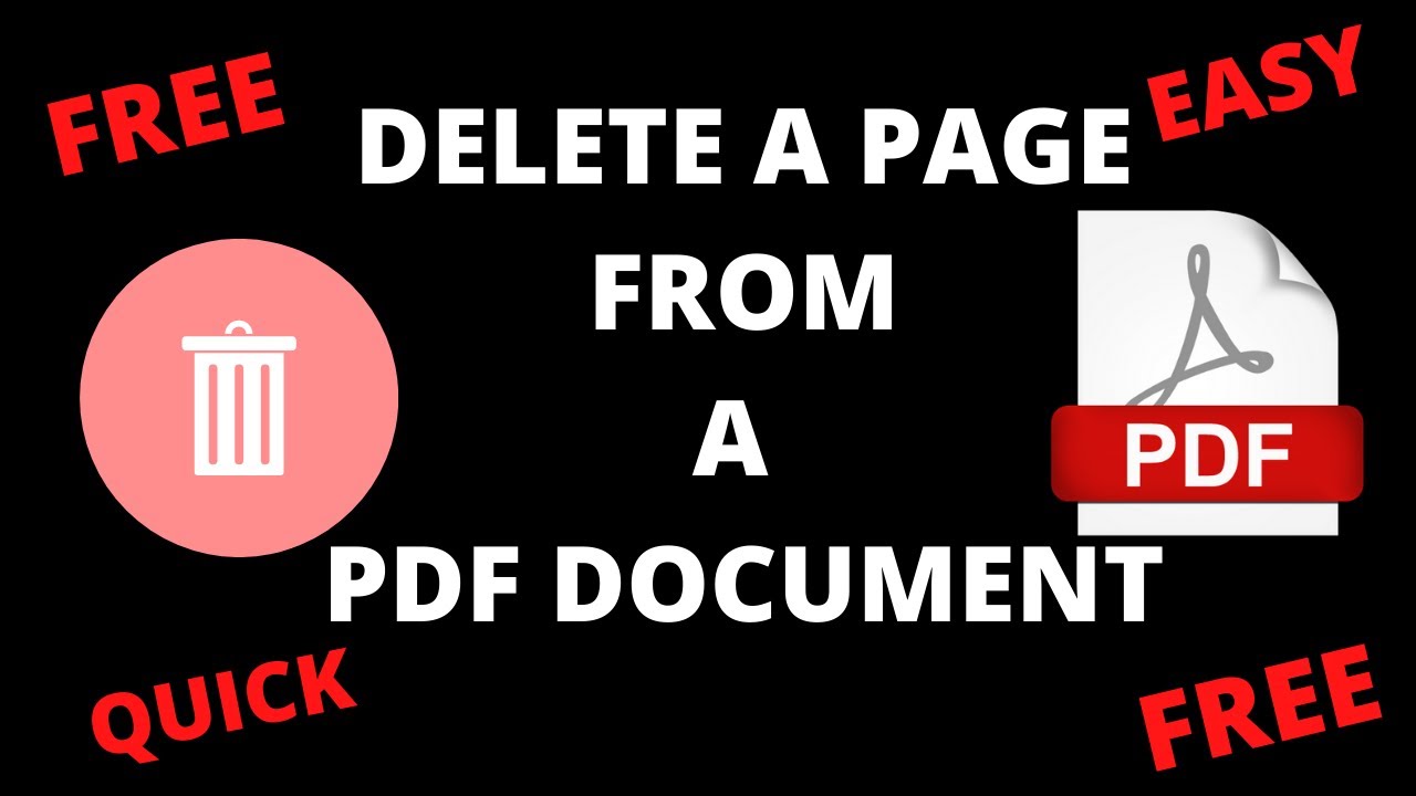 How to Delete Page from PDF Document Free| Quick and Easy