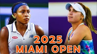Coco Gauff vs Sofia Kenin - 2025 Miami Open | R2 highlights | tennis highlights