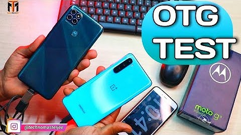 Moto G9 power OTG Test || Reverse charging test || 1TB Hard drive Test