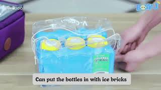 V-Coool Waterproof Inner Bag Clear Transparent Zipper Bag Use With Ice Bricks & Breast Milk Bottles screenshot 5