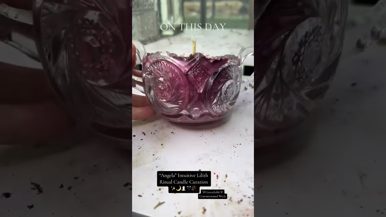 Wyrd Candle Making: Lilith Owl Candle for Angela