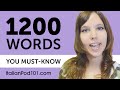 1200 Words Every Italian Beginner Must Know