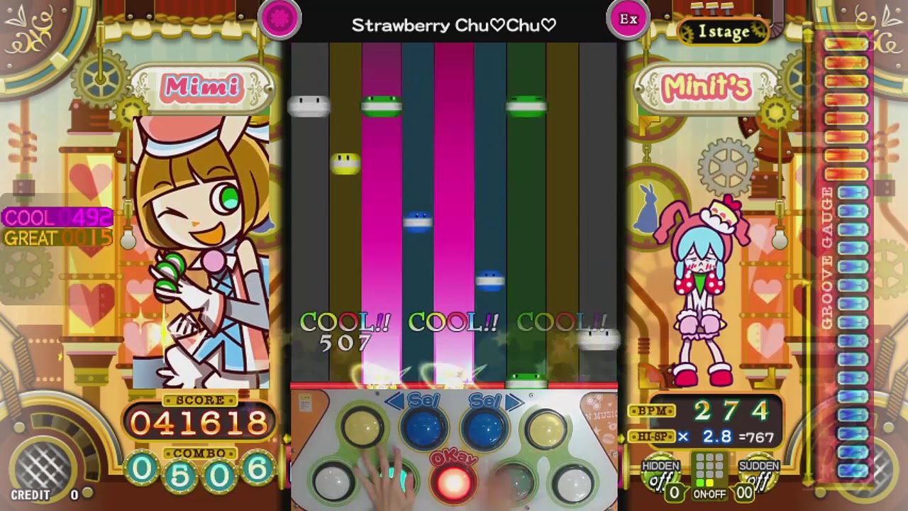 ポップン] Strawberry Chu♡Chu♡ EX - YouTube