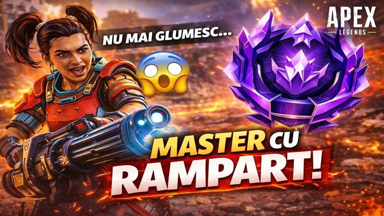 RAMPART M-A DUS ÎN MASTER… ȘI NU GLUMESC 🤯 | Apex Legends