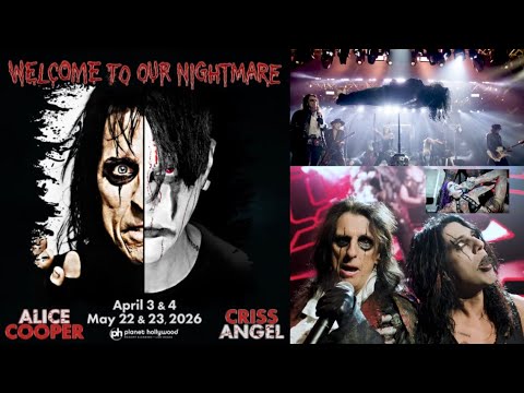 Alice Cooper and Criss Angel Welcome To Our Nightmare special concert!