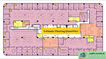 How to takeoff or estimate flooring using estimating software