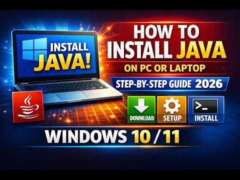 How to Install Java on Windows PC or Laptop | Step-by-Step Java Installation Guide (2026)