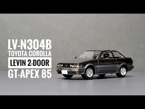 LV-N304b トヨタ カローラレビン 2ドア GT-APEX 85年式（黒
