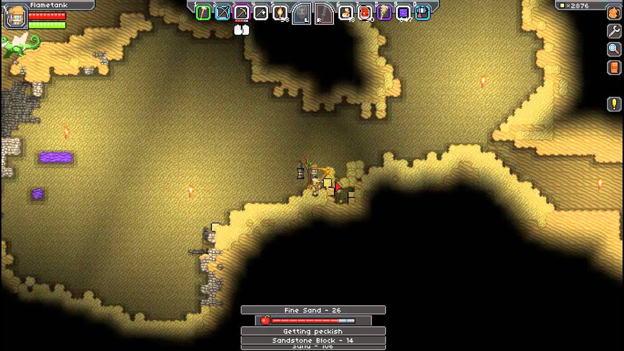 Let's Play Starbound! #31 The New Weapon of Choice, Deaths a Plenty!