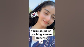 Me, an Indian PhD student, teaching Korean undergrads 😳🇮🇳 #koreanlife #korea #dailyshorts